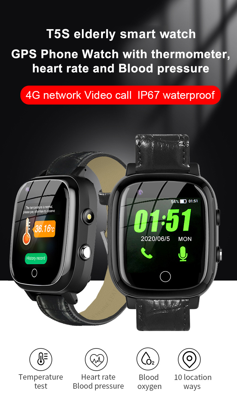 Ältere Smartwatch für alte Men – Fall Detection Watch Bewertung und Preis